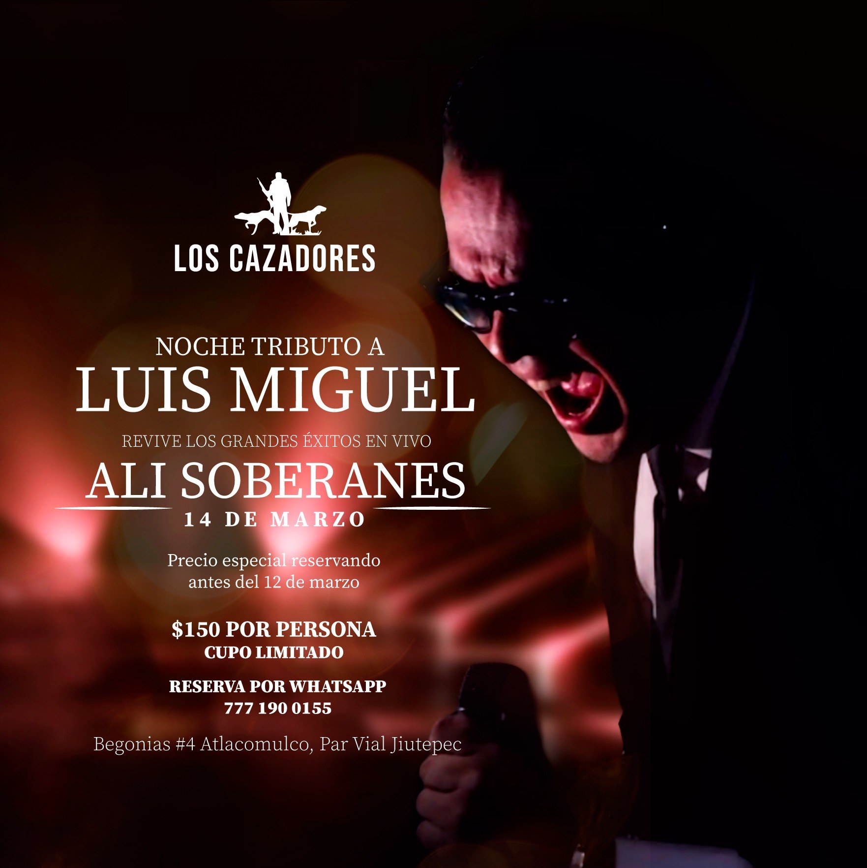 Platillo principal de Los Cazadores